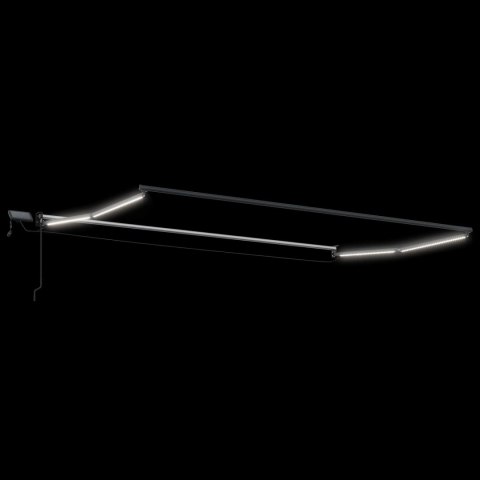 ELEKTRYCZNA RAMA MARKIZY SKŁADANEJ ANTRACYT 4 × 3 M ALUMINIUM