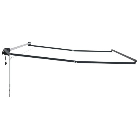 ELEKTRYCZNA RAMA MARKIZY SKŁADANEJ ANTRACYT 4 × 3 M ALUMINIUM