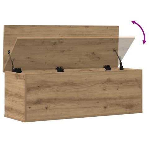 SKRZYNIA 102X35X35 CM DĄB RZEMIEŚLNICZY KUFER BOX SCHOWEK ORGANIZER SIEDZISKO