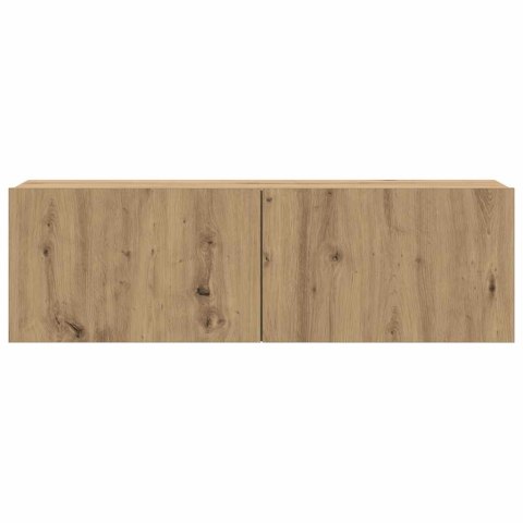 8-CZ. ZESTAW SZAFEK TV DĄB ARTISAN MATERIAŁ DREWNOPOCHODNY