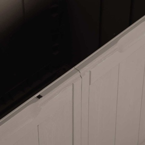 SKRZYNIA OGRODOWA 270L BRĄZOWA PP WYGLĄD DREWNA KUFER TARASOWY ODPORNY UV BOX