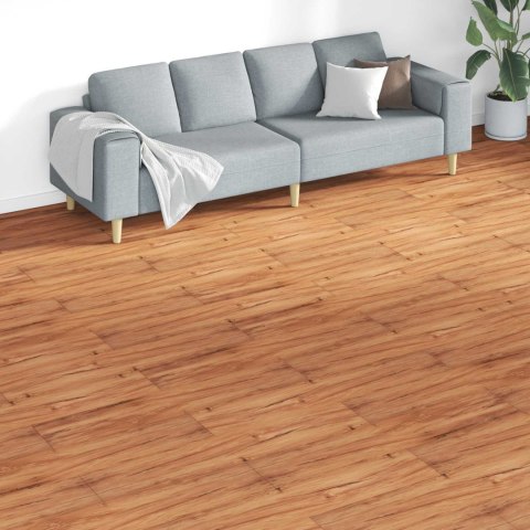 VidaXL Deski podłogowe 18 pcs Brązowy 5,26 m² PVC