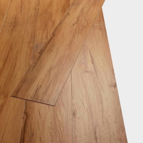 VidaXL Deski podłogowe 18 pcs Brązowy 5,26 m² PVC