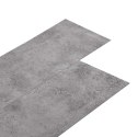 VidaXL Deski podłogowe 18 pcs Cementowy brąz 5,26 m² PVC
