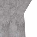 VidaXL Deski podłogowe 18 pcs Cementowy brąz 5,26 m² PVC