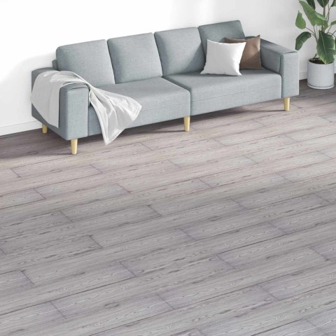 VidaXL Deski podłogowe 18 pcs Ciemnoszary 5,26 m² PVC