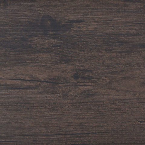 VidaXL Deski podłogowe 18 pcs Ciemny brąz 2,51 m² PVC