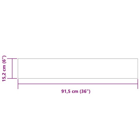 VidaXL Deski podłogowe 18 pcs Ciemny brąz 2,51 m² PVC