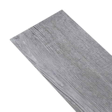 VidaXL Deski podłogowe 18 pcs Szary 2,51 m² PVC