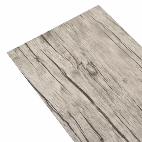 VidaXL Deski podłogowe 18 pcs Szary 5,26 m² PVC