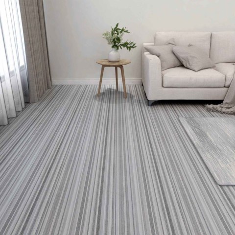 VidaXL Deski podłogowe 55 pcs Jasnoszary 5,11 m² PVC