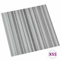 VidaXL Deski podłogowe 55 pcs Jasnoszary 5,11 m² PVC