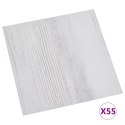 VidaXL Deski podłogowe 55 pcs Jasnoszary 5,11 m² PVC