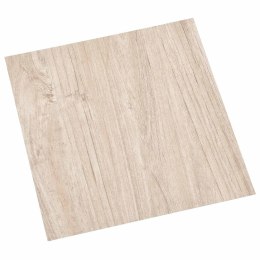 VidaXL Deski podłogowe 55 pcs Jasny Brąz 5,11 m² PVC