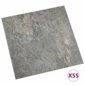 VidaXL Deski podłogowe 55 pcs Szary 5,11 m² PVC