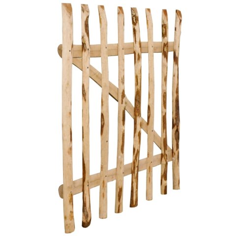 VidaXL Drewniana furtka, leszczyna, 100x120 cm