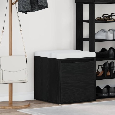 VidaXL Komoda z szufladami z szufladą Czarny Dąb 40,5 x 40 x 40 cm