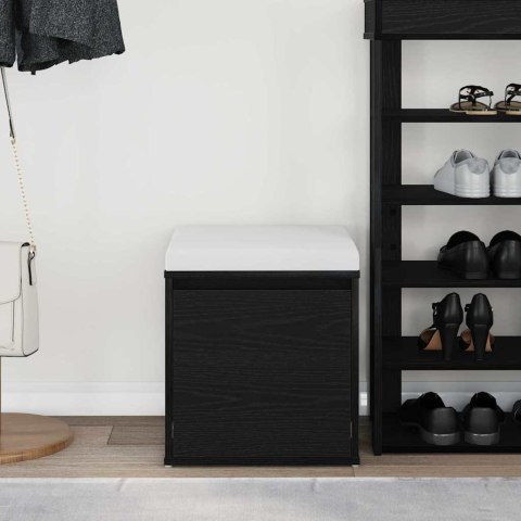 VidaXL Komoda z szufladami z szufladą Czarny Dąb 40,5 x 40 x 40 cm