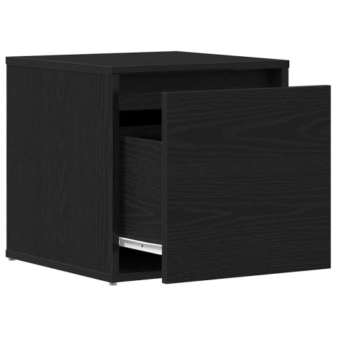 VidaXL Komoda z szufladami z szufladą Czarny Dąb 40,5 x 40 x 40 cm