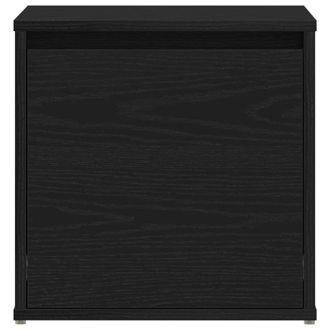VidaXL Komoda z szufladami z szufladą Czarny Dąb 40,5 x 40 x 40 cm
