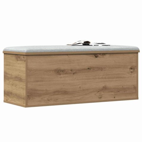 SKRZYNIA 90X35X35 CM DĄB RZEMIEŚLNICZY KUFER BOX SCHOWEK ORGANIZER SIEDZISKO