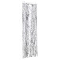 VidaXL Zasłona przeciwko owadom, jasno i ciemnoszara, 56x185cm, szenil
