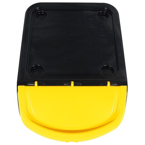 KOSZE NA ŚMIECI DO SEGREGACJI 3X26L CZARNE SZTAPLOWANE KOSZ 78L KOMPLET