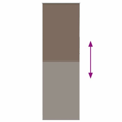 ROLETA ZACIEMNIAJĄCA KAWOWA 70X230CM SZEROKOŚĆ TKANINY