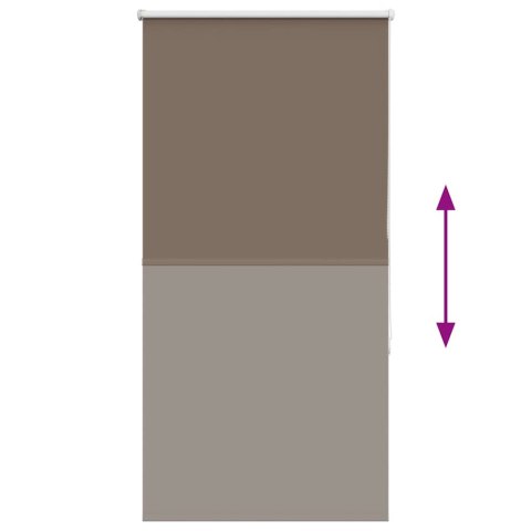 ROLETA ZACIEMNIAJĄCA KAWOWA 75X150CM SZEROKOŚĆ TKANINY