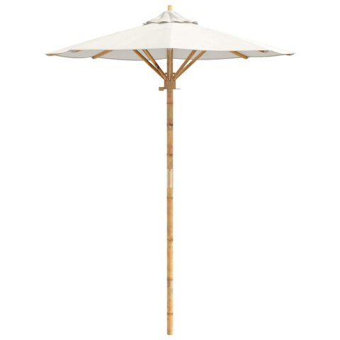 PARASOL OGRODOWY KREMOWA 150X210CM BAMBUS