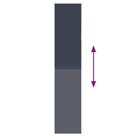 ROLETA ZACIEMNIAJĄCA 45X210CM SZEROKOŚĆ TKANINY 40,7CM