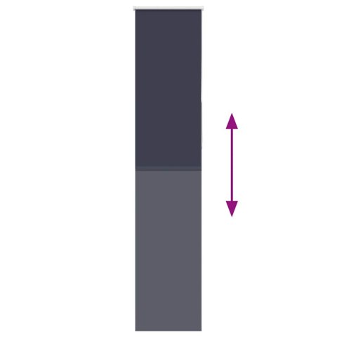 VidaXL Roleta zaciemniająca 50x230 cm Szerokość tkaniny 45,7 cm