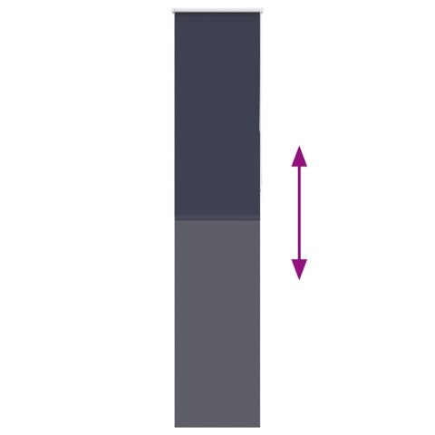 VidaXL Roleta zaciemniająca 60x230 cm Szerokość tkaniny 55,7 cm