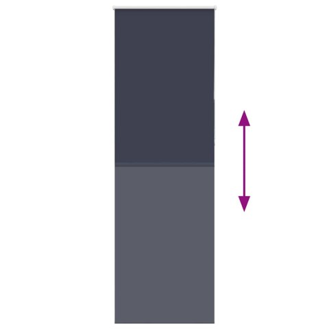 VidaXL Roleta zaciemniająca 65x230 cm Szerokość tkaniny 60,7 cm