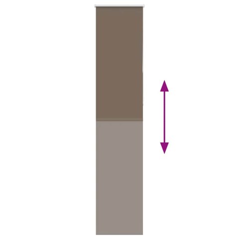 VidaXL Roleta zaciemniająca Coffee 55x230 cm Szerokość tkaniny