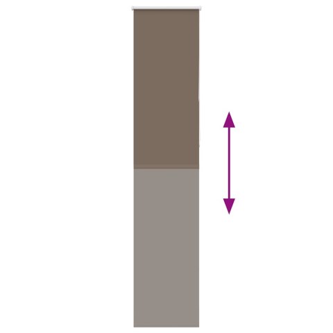 VidaXL Roleta zaciemniająca Coffee 60x210 cm Szerokość tkaniny