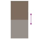 VidaXL Roleta zaciemniająca Kawowa 100x210 cm Szerokość tkaniny
