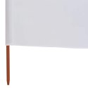 VidaXL Parawan 6-skrzydłowy z tkaniny, 800x120 cm, piaskowy