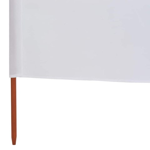 VidaXL Parawan 6-skrzydłowy z tkaniny, 800x120 cm, piaskowy