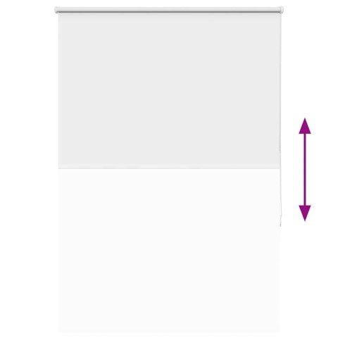 VidaXL Roleta zaciemniająca biała 115x175 cm Szerokość tkaniny 110,7cm