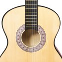 VidaXL Gitara klasyczna dla początkujących, 3/4, 36", z pokrowcem