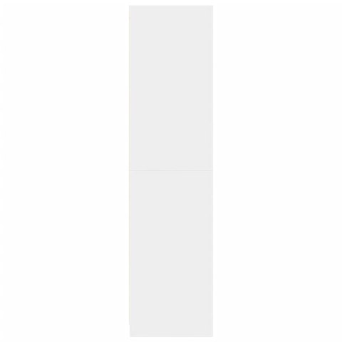 VidaXL Szafa, biała, 80x50x200 cm, materiał drewnopochodny