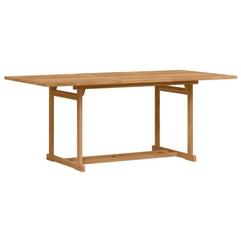 VidaXL Zestaw do jadalni w ogrodzie 7 pcs Brązowy Lite drewno teakowe