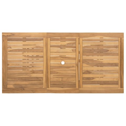 VidaXL Zestaw do jadalni w ogrodzie 7 pcs Brązowy Lite drewno teakowe