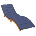 PODUSZKA NA LEŻAK GRANATOWA TKANINA OXFORD