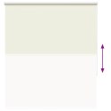 VidaXL Roleta zaciemniająca Off White 135x175 cm Szerokość tkaniny