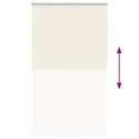 VidaXL Roleta zaciemniająca Off White 135x210 cm Szerokość tkaniny