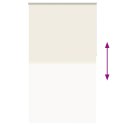 VidaXL Roleta zaciemniająca Off White 140x210 cm Szerokość tkaniny