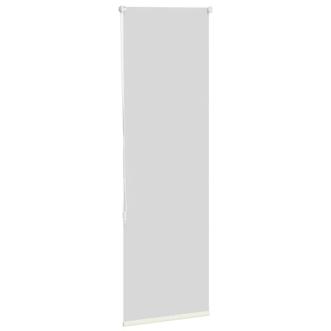 VidaXL Roleta zaciemniająca Off White 40x130 cm Szerokość tkaniny