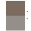 VidaXL Roleta zaciemniająca kawowa 165x210 cm Szerokość tkaniny
